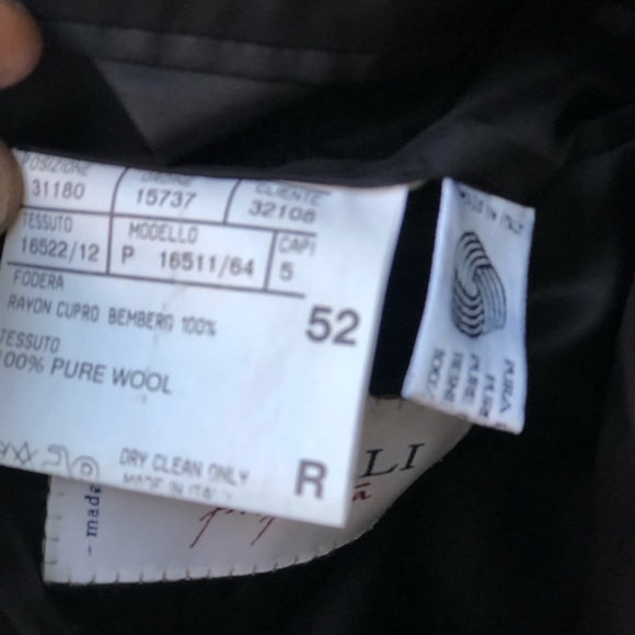 VTG CANALI Double Breast Italian Blazer, Sz 42R - Picture 7 of 8